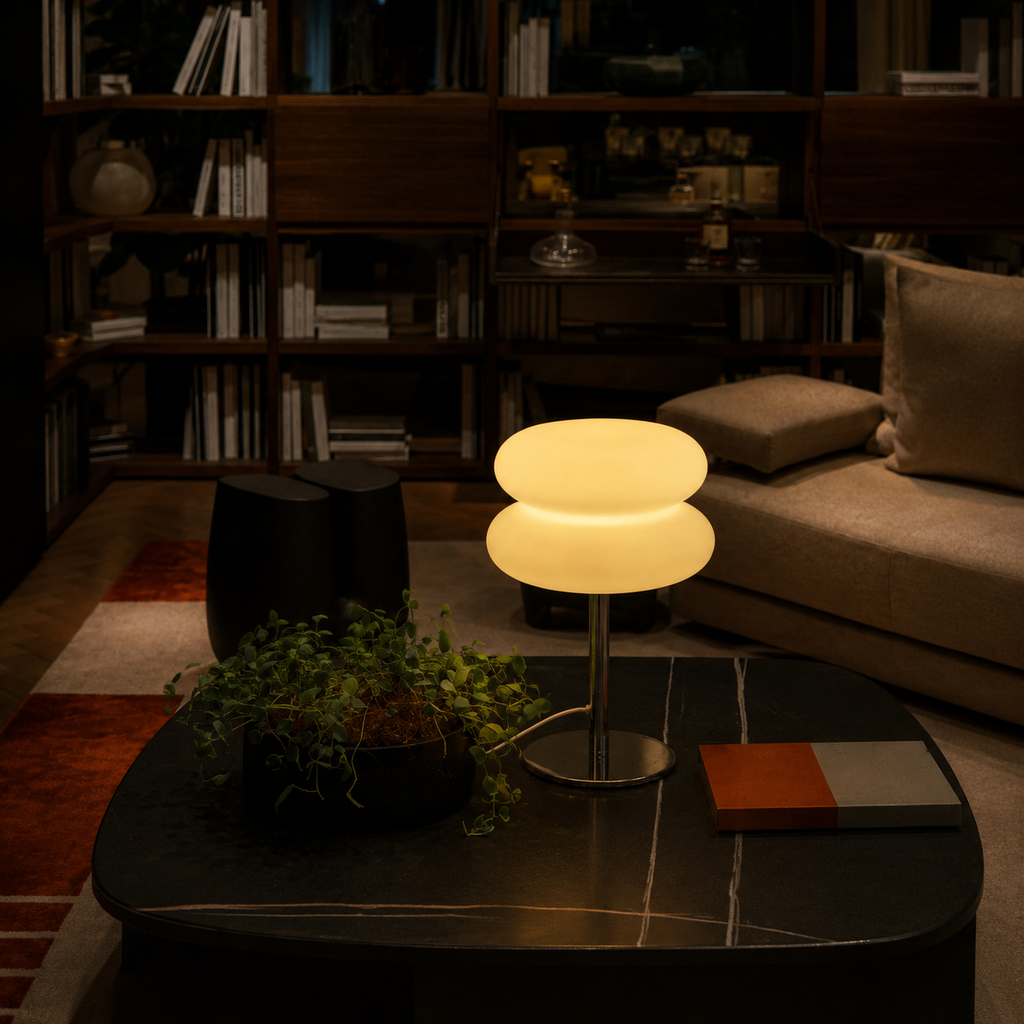 Bauhaus Chrome Lamp