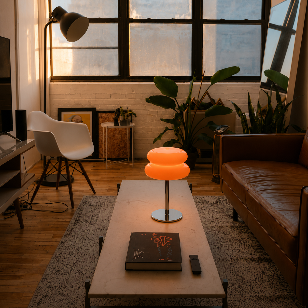 Bauhaus Chrome Lamp